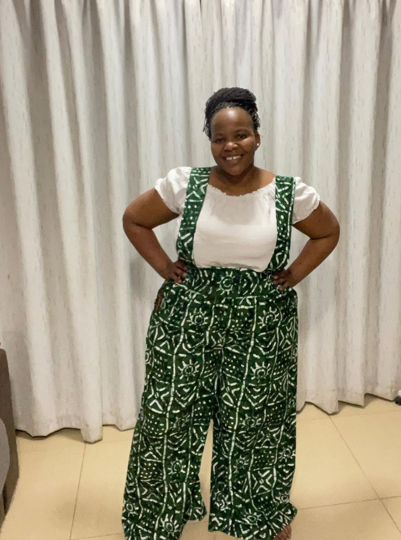 Green White Outfit