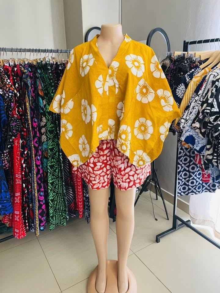 Yellow Floral Top